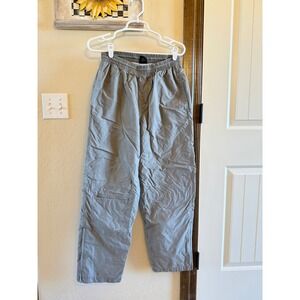 Vintage Nike Green Khaki Atheltic Pants Zip Ankle Athletic Women's S Gorpcore